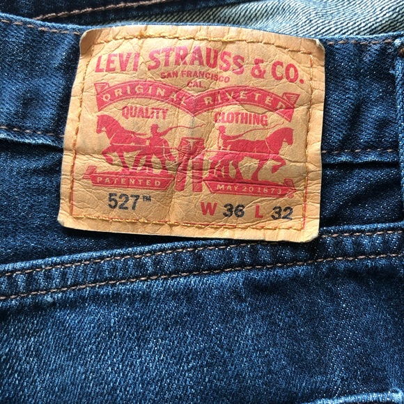 Mens Levi Boot cut jeans - Picture 4 of 6